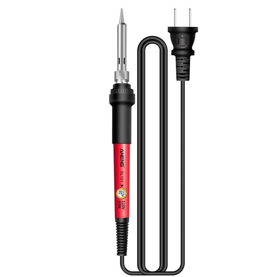 ANENG SL101 12PCS 60W 110V/220V Electric Soldering Iron Kit Temperature Adjustable with Replaceable