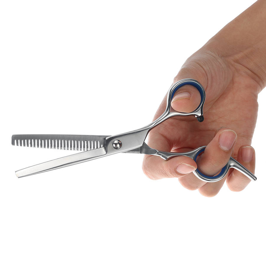 9pcs Hair Cutting Scissors Thinning Shears Comb Clips Cape Scissors Wallet For Barber