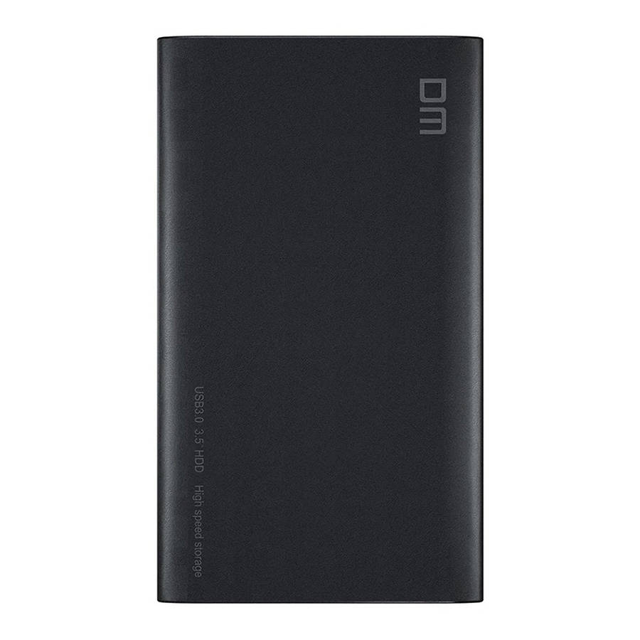 DM 3.5 2.5" USB 3.0 SATA HDD SSD External Hard Drive Enclosure 16TB 5Gbps Hard Disk Box Case Shell B
