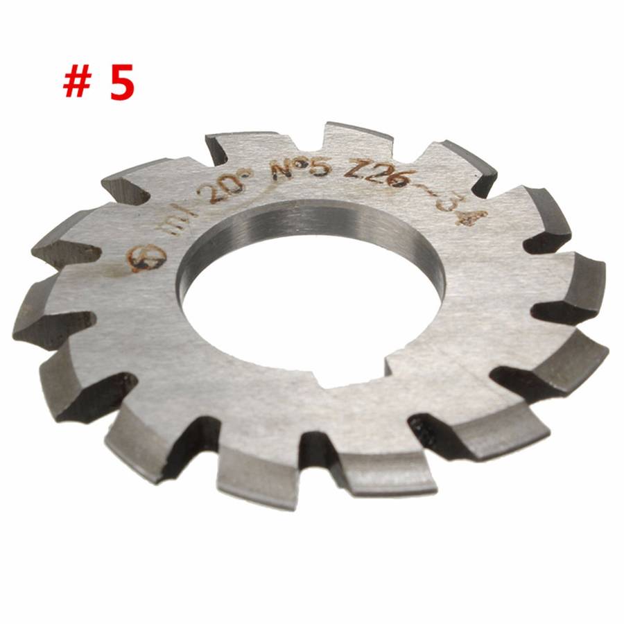 8pcs Module 1 PA20 Bore 22mm #1-8 HSS Involute Gear Milling Cutter