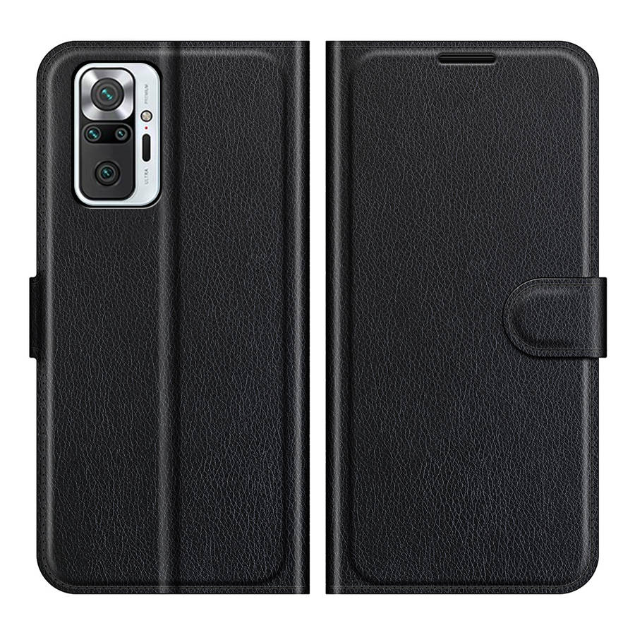 Bakeey for Xiaomi Redmi Note 10 Pro/ Redmi Note 10 Pro Max Case Litchi Pattern Flip Shockproof PU Le