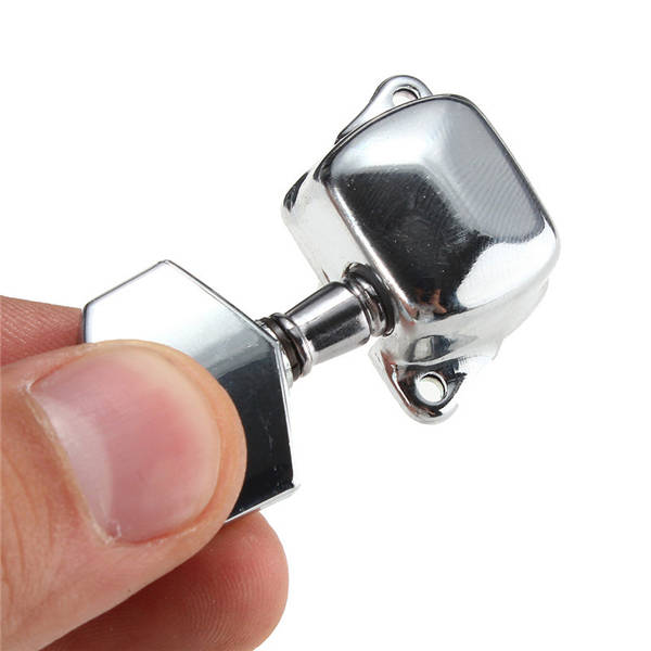 6Pcs Guitar String Tuning Pegs Semi-closed Tuner Heads for Acoustic Guitar