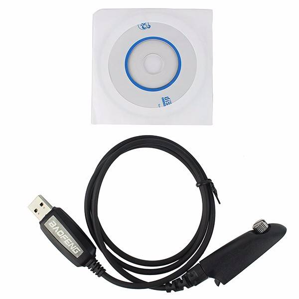 New USB Programming Data Cable + CD software for Baofeng  BF-A58 BF-97