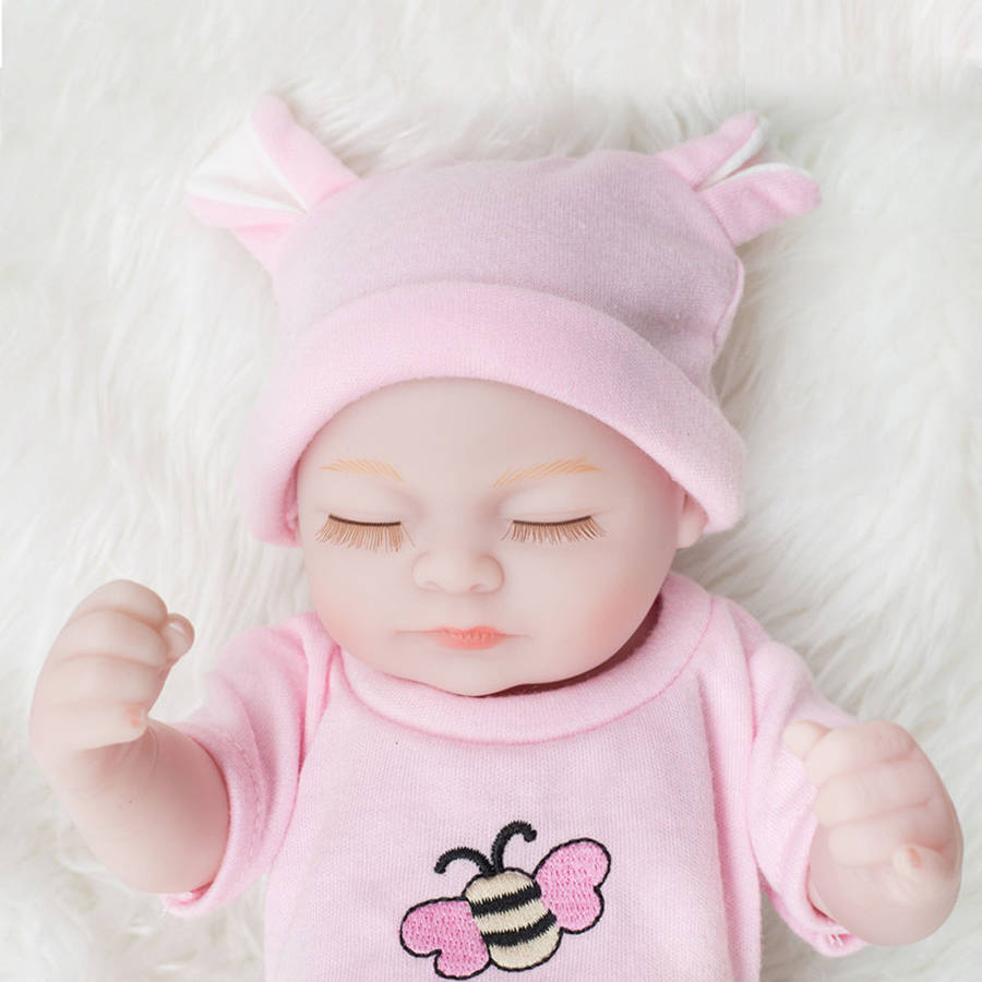 Reborn Doll Simulation Doll Early Education Realistic Doll 28cm