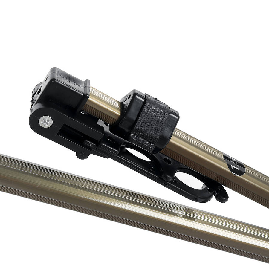 Aluminum Alloy Fishing Rod Holder Adjustable Retractable Fishing Pole Ground Stand Ro...-(Size 1.5M)