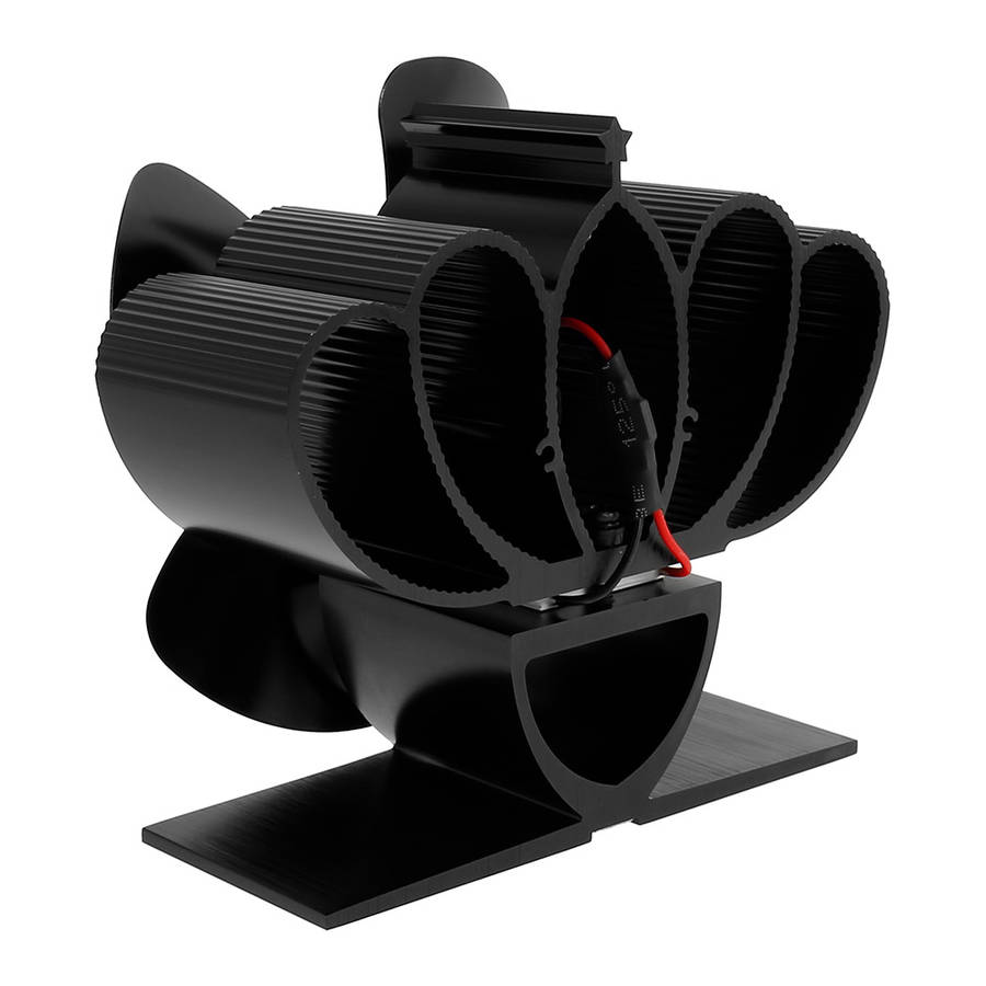 4 Blades Fireplace Fan Stove Fan Heated Fan Heat Powered Eco Fan