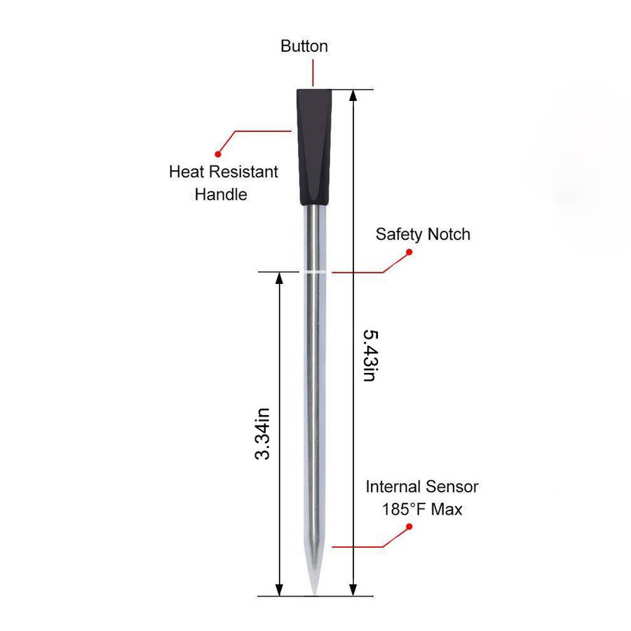 Smart Wireless Bluetooth Barbecue Thermometer Food Temperature- 40 ~ 85 /Furnace Temperature Measure