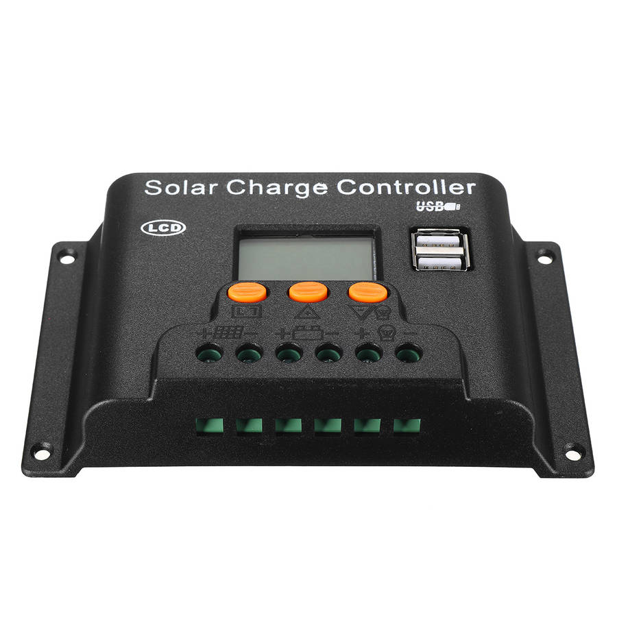 10/20/30/40/50/60A 12v/24v Adjust PWN Solar Battery Charge Controller for Solar Panel (Current 60A)