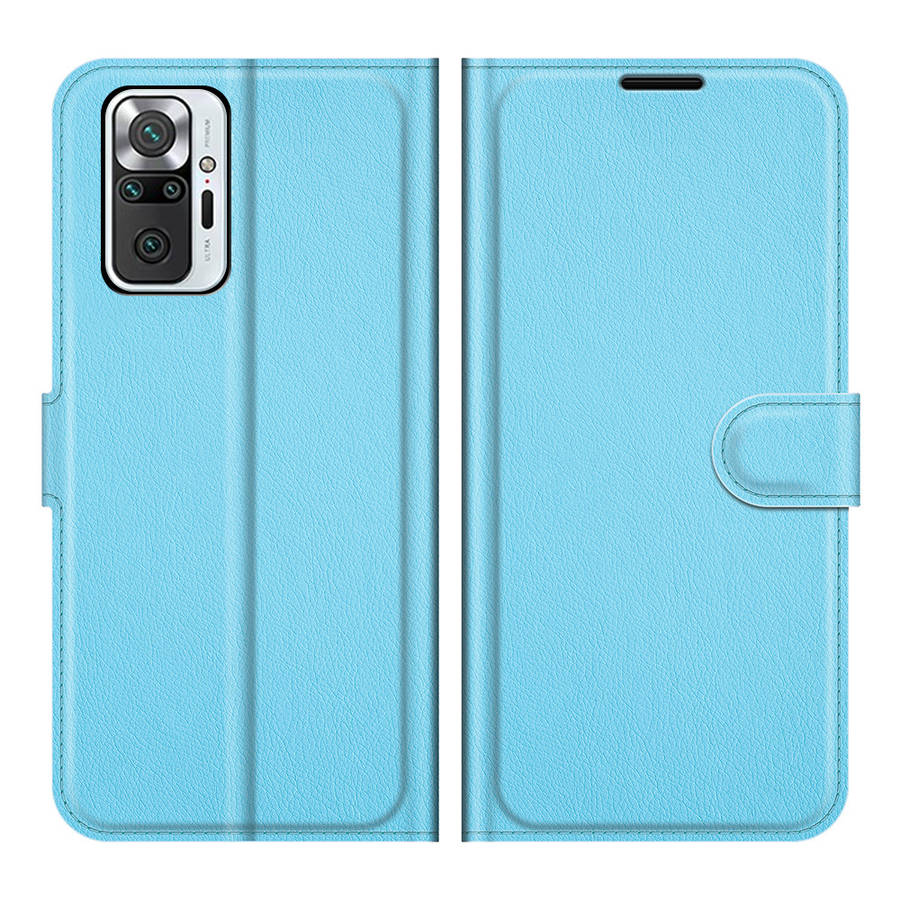 Bakeey for Xiaomi Redmi Note 10 Pro/ Redmi Note 10 Pro Max Case Litchi Pattern Flip Shockproof PU Le