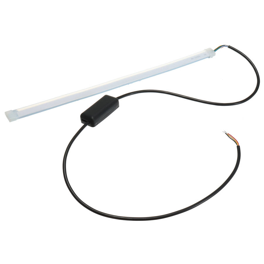 12V Car LED Strip Light Daytime Running Indicator Turn Signal Sequential Flow Lamp DRL (Size 3 45cm)
