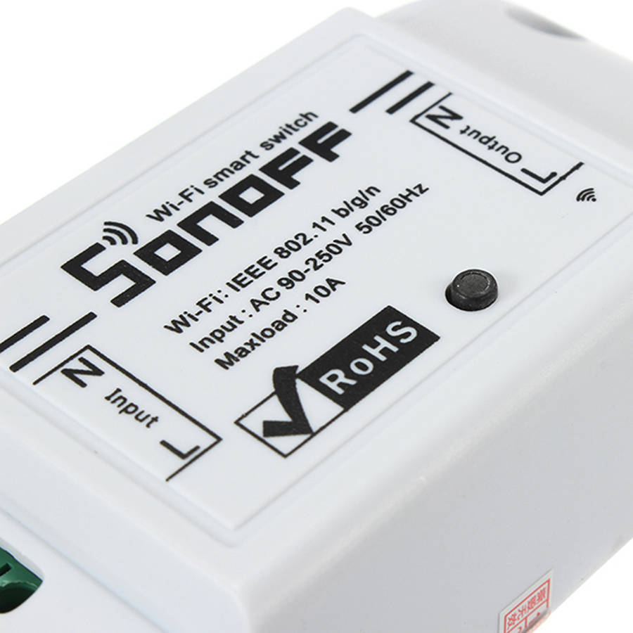New SONOFF Basic DIY WIFI Wireless Switch For Smart Home With ABS Shell Mobile APP Timer Socke