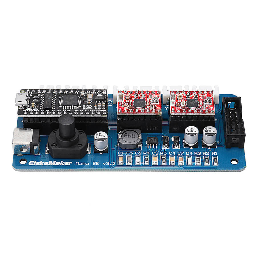 EleksMaker ManaSE 2 Axis Stepper Motor Driver Controller Board For DIY Laser Engraver