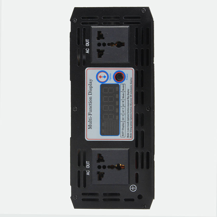 Intelligent Screen Pure Sine Wave Power Inverter 12V/24V To 220V 3000W/4000W/5000W/ (Watt 24V 3000W)