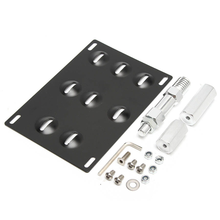 Front Bumper Tow Hook License Plate Mount Bracket For BMW 2 3 4 5 X M Z i