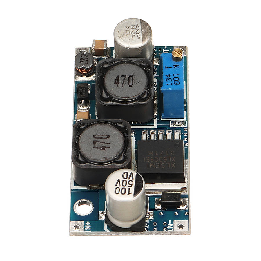 2Pcs DC-DC Boost Buck Adjustable Step Up Step Down Automatic Converter XL6009 Module Suitable For So
