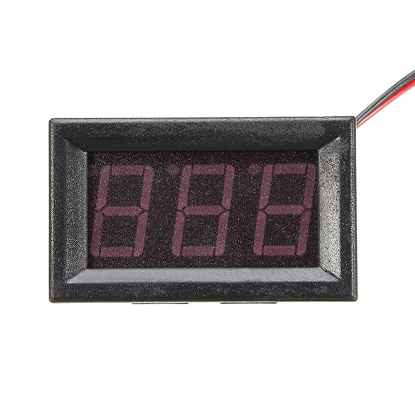 0.56 Inch AC70-500V Mini Digital Voltmeter Voltage Panel Meter AC Voltage LED Display Me (Color Red)