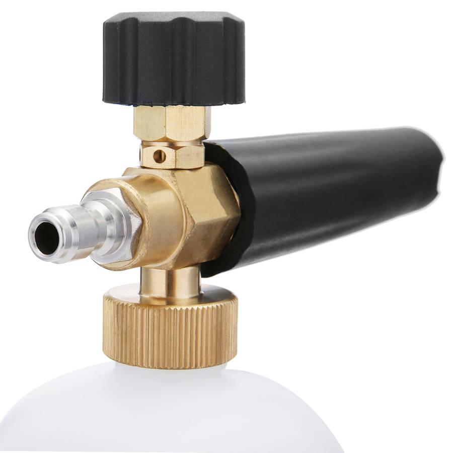 MATCC 1L Bottle Snow Foam Lance Car Washer Tool with 5PCS Pressure Washer Spray Nozzles