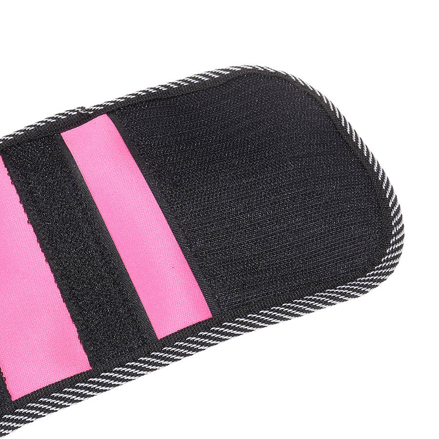 Wireless Electric 6 Motors Slim Belt Heating Massager Vibration Burner Fitness Loss We (Color1 Pink)