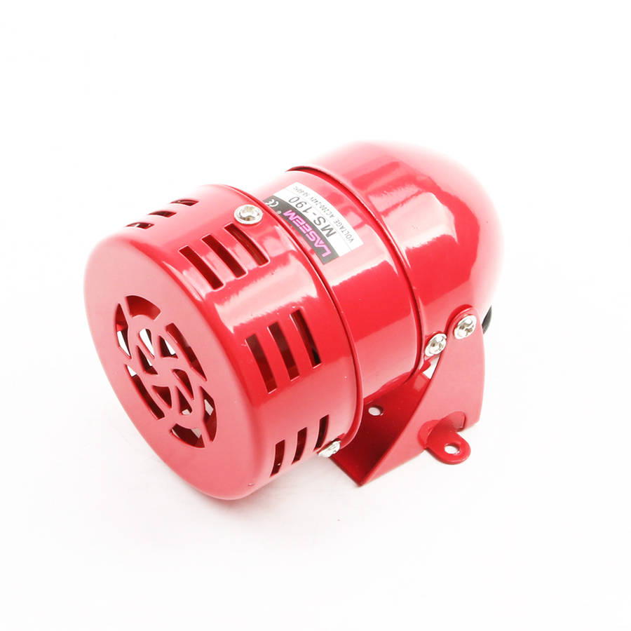 Mini Metal Motor Siren 110DB Industrial Alarm Sound Electrical Guard Anti-theft AC 220 (Voltage 12V)