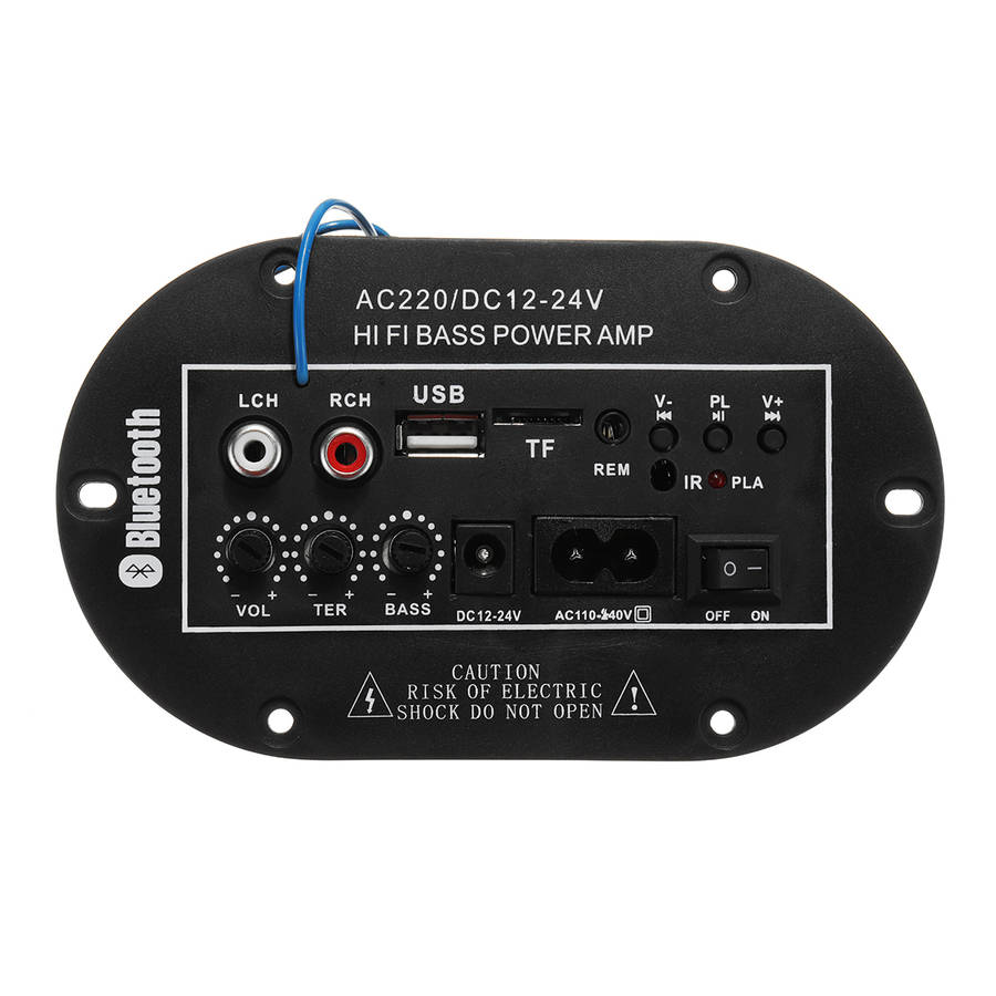 100W High Power bluetooth Subwoofer Hi-Fi Bass AMP Amplifier Board wit