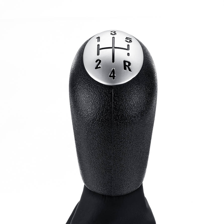 5 Speed Gear Shift Knob With Gaiter Boot Cover For Renault Megane Clio Kangoo Scenic