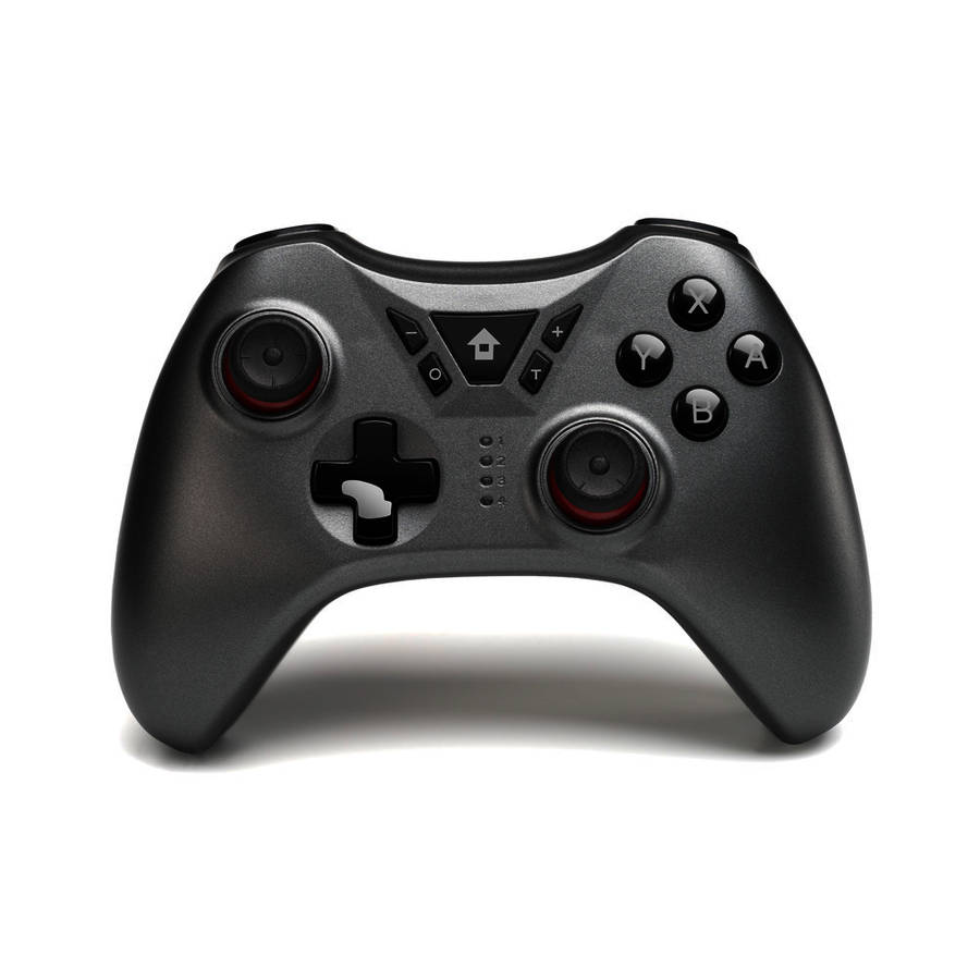 Wireless bluetooth Gamepad Vibration Control Game Controller for Nintendo Switch NS Pr (Color Black)