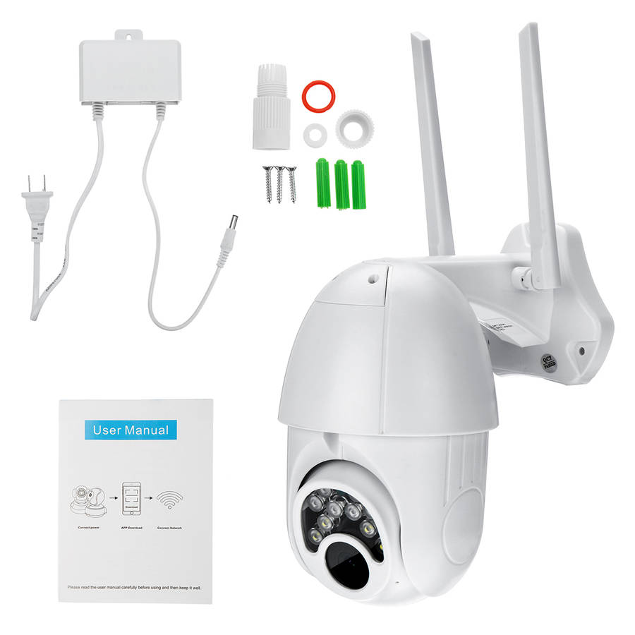 New 1080P WIFI IP Camera 10 LED Camera HD Outdoor Waterproof Wifi Smart Ball Mac