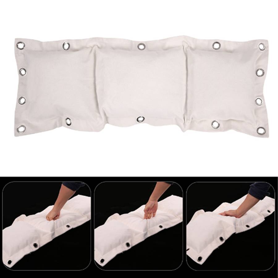 Canvas 3-Sections Punch Bag Kung Fu Boxing Sand Bag Martial Wing Chun Training Sanding Belt