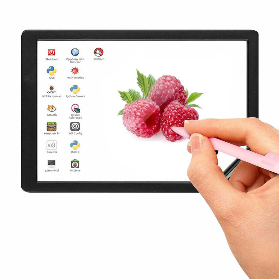 3.5 Inch LCD Display Touch Screen Monitor + Case + Pen for Raspberry Pi 4/4 monitor