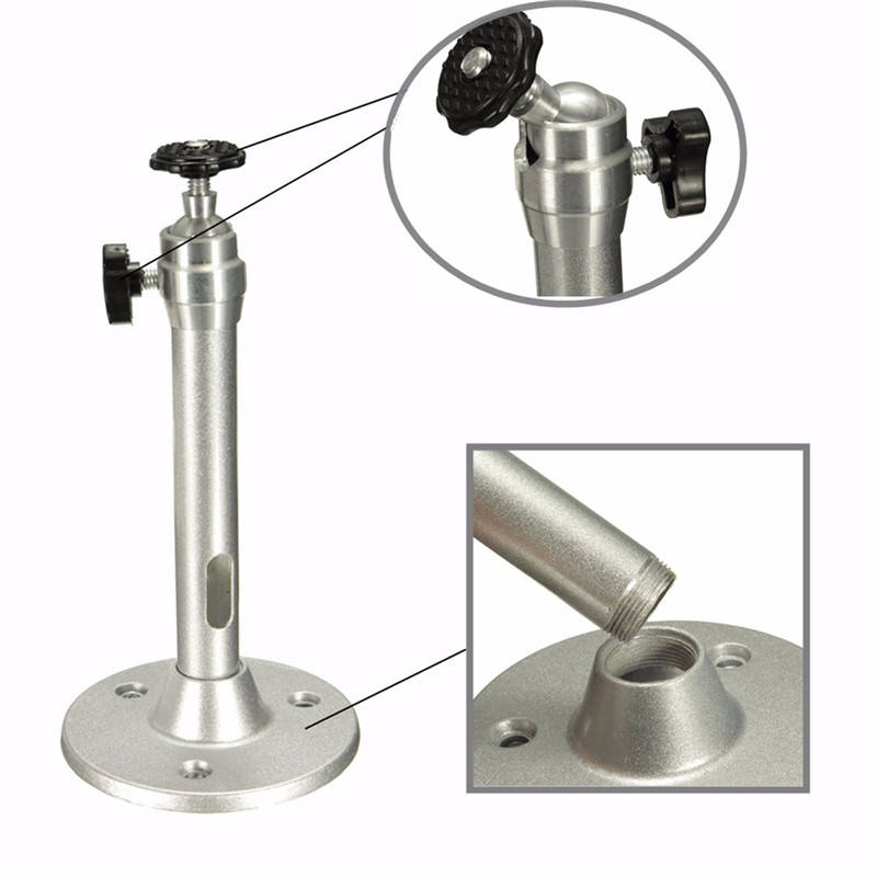 Arrival Wall Ceiling LCD DLP Mini Projector Bracket 360 Degree Swivel Mount Holder Sliver