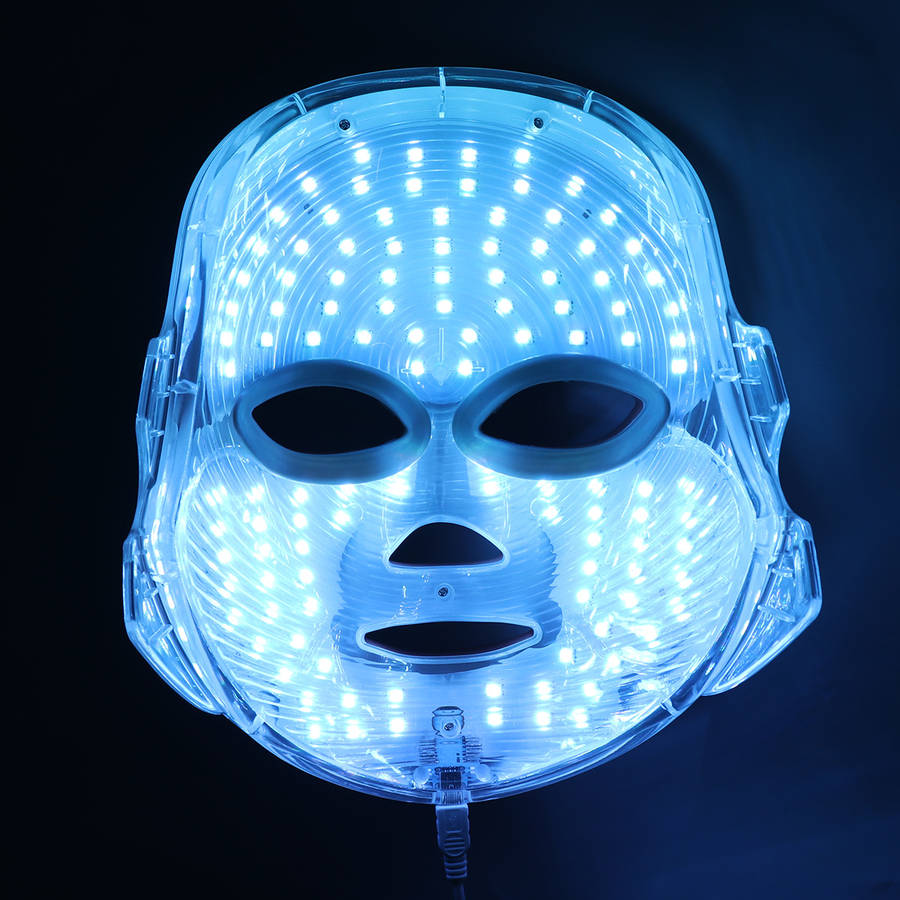 New 110-220V 7 Color Light Treatment LED Photon Gold Therapy Mask Wrinkle Remova