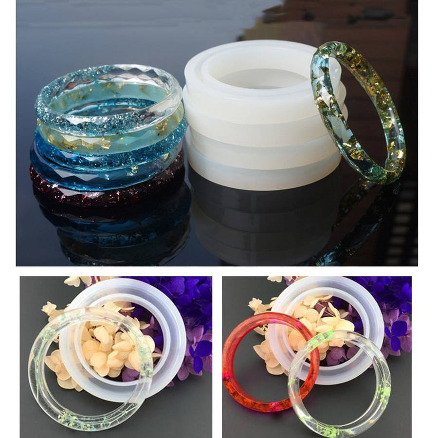 Resin Casting Molds Kit Silicone Mold Jewelry Pendant Mould Craft