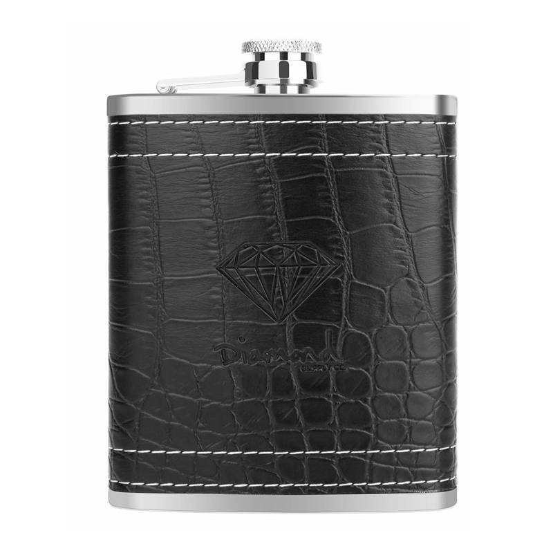 7 oz Leather Stainless Steel Hip Flask Mini Water Bottle Alcohol Bottle