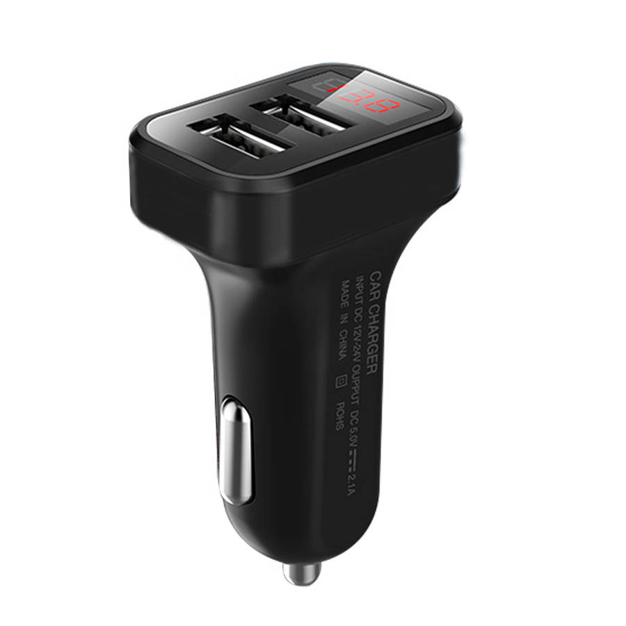 Bakeey 2.1A Dual USB LED Display  Fast Charging Car Charger For iPhone X XS HUAWEI P30 Oneplus 7 XIA