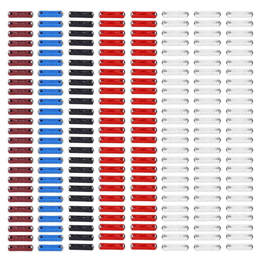 200pcs Car Fuses Kit Ceramic Continental Fuse Torpedo Eastern European Car Fuse