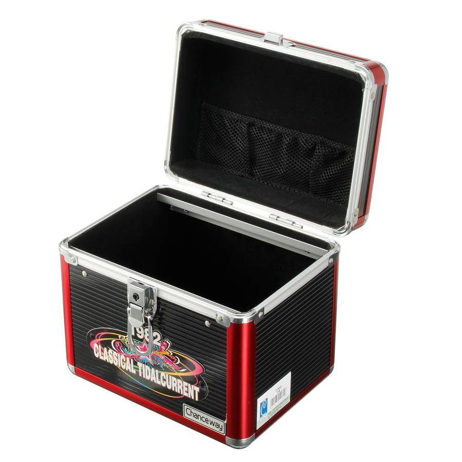 CD DVD Cases Discs Storage Box Aluminium Holder Carrying Case Folder Organizer...