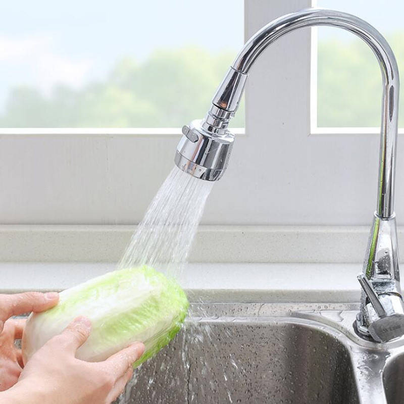 New 360 Degree Rotatable Kitchen Faucet Aerator Water Saving Device Splash-proof