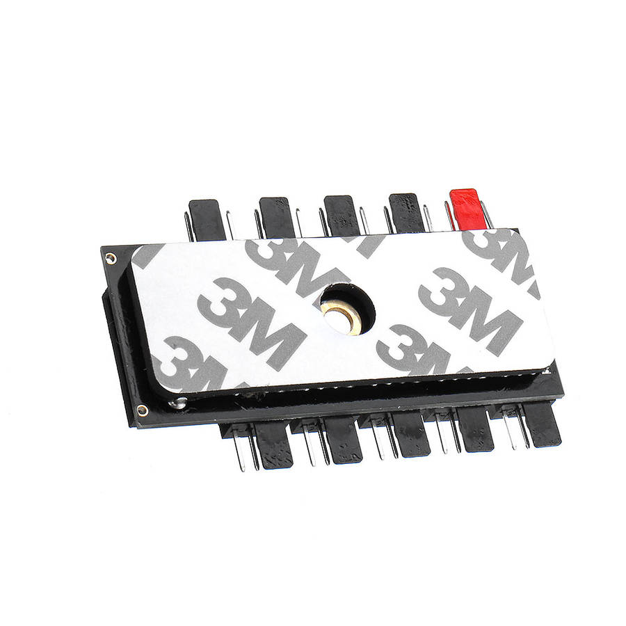 Computer Chassis 4pin Speed Temperature Control Cooling Fan PWM Fan Hub Speed Controller Support 8-w