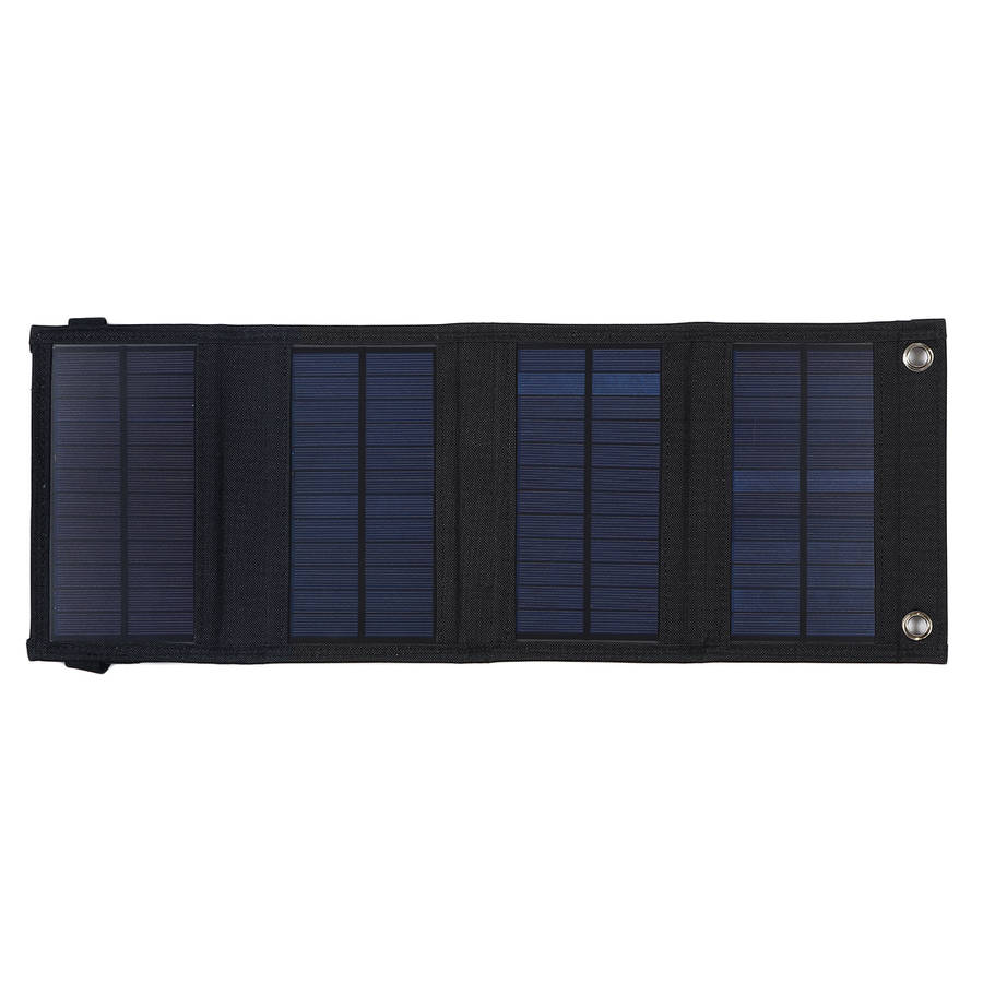 30W 5V Foldable Sunpower Solar Panel Charger Solar Power Bank USB Backpack Camping Hiking