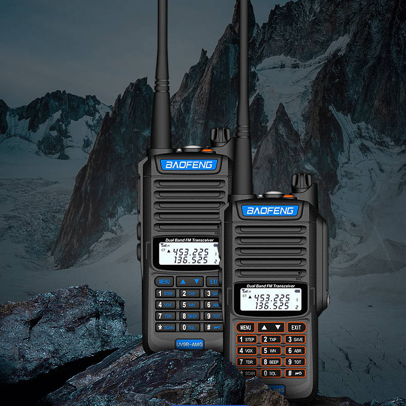 BaoFeng UV9R-AMG EU Plug Radio Walkie Talkies 10W High Power UV Dual Band Walkie Talk (Color Orange)