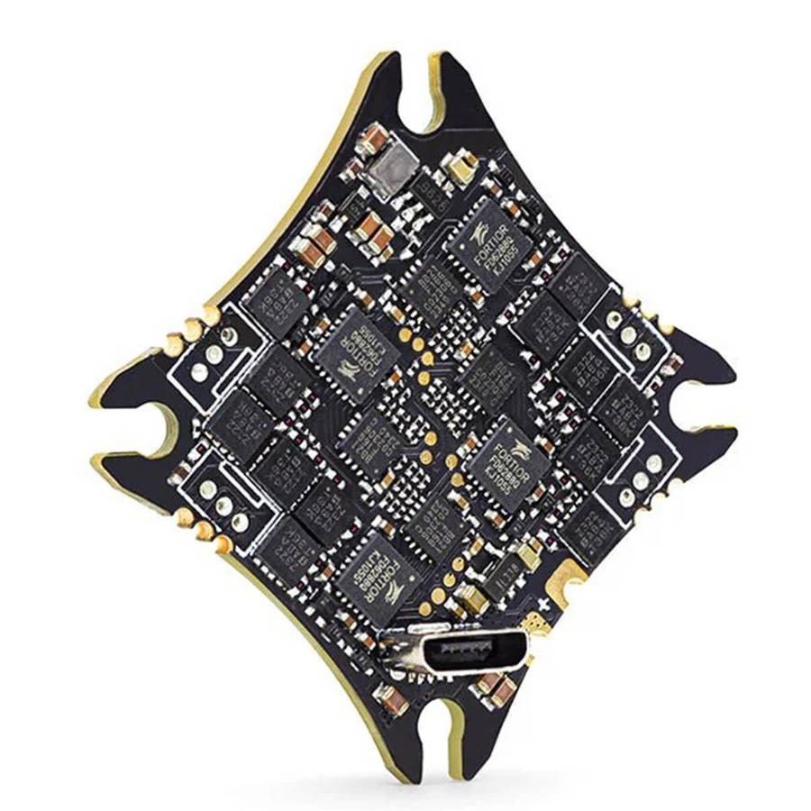 25.5x25.5mm HGLRC SPECTER 15A ELRS AIO Flight Controller with 15A 4in1 ESC UARTS R1 ExpressLRS 2.4G