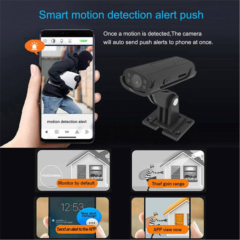 M2 Mini Wireless WiFi Remote Monitor Camera Smart Sleep Standby Long Battery Life Remote Wake-up APP