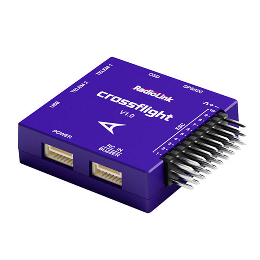 Flight Controller - Radiolink Crossflight Flight Controller 2-12S 10 PWM FC wih OSD Module for FPV R