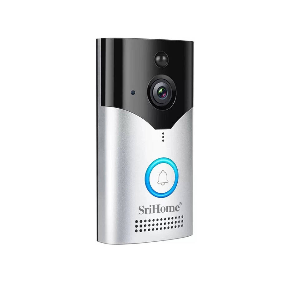 SriHome SH054-DH002 4MP HD WiFi Wireless Video Intercom System Doorbell Camera 120 Viewing Angle PIR