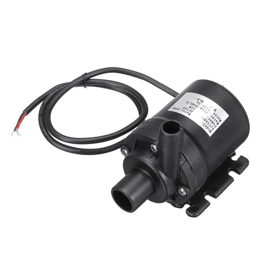 800L/H 12V/24V DC 5M Submersible Hot Water Circulation Pump Solar Brushless Motor