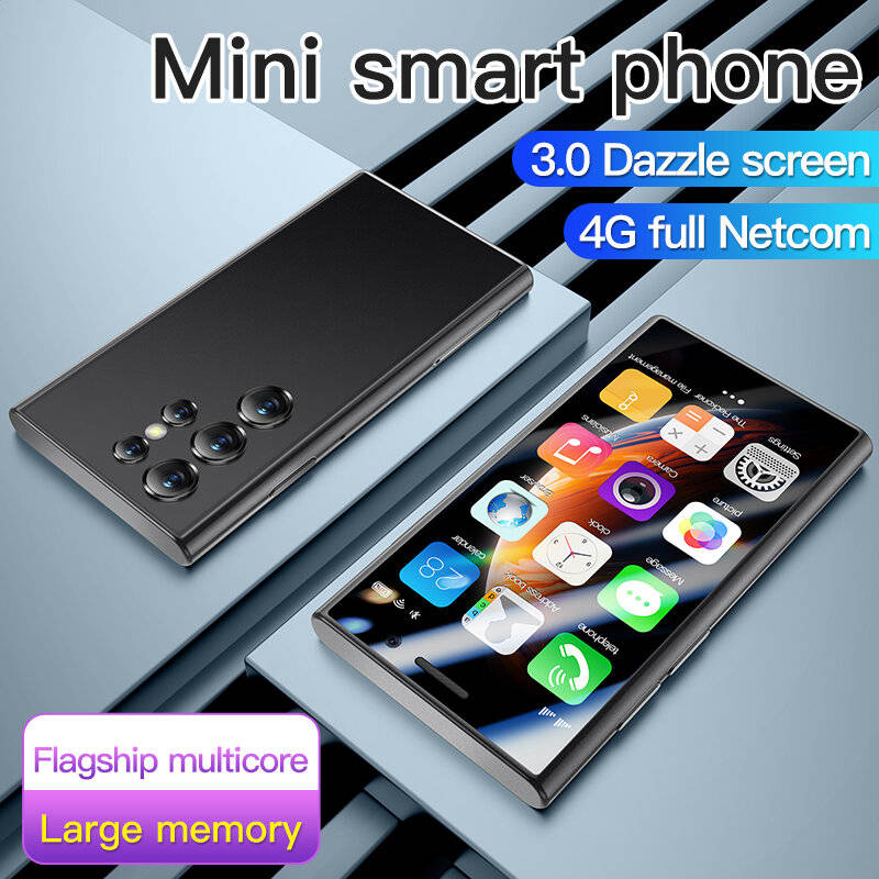 Black - SOYES S23 Pro Mini 3.0-inch Android 9.0 2GB RAM 16GB ROM Dual SIM Card 1950mAh Facial Recogn