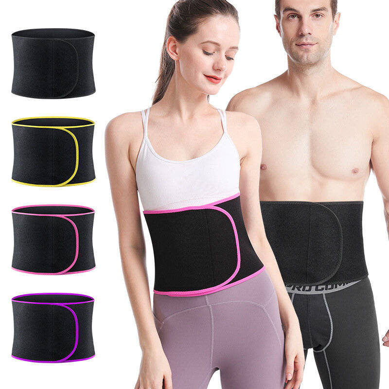M - 100% Neoprene Material Breathable Soft Adjustment Sports Fitness Waist for Weightlifting Yoga