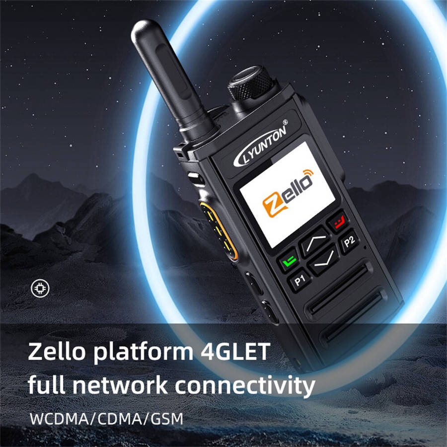DG2000 Zello Walkie-Talkie 4G Network Unlimited Range 6000mAh Battery GPS Navigation bluetooth WIFI