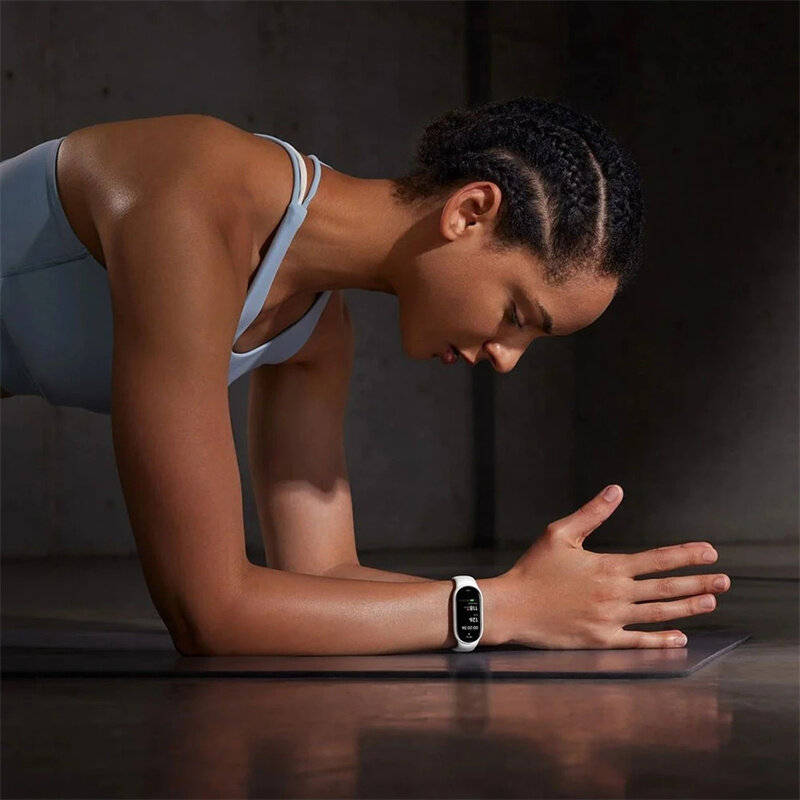 Silver - Xiaomi Mi Band 10 1.72-inch AMOLED Display 5ATM Waterproof 21H Playback Heart Rate Blood Ox