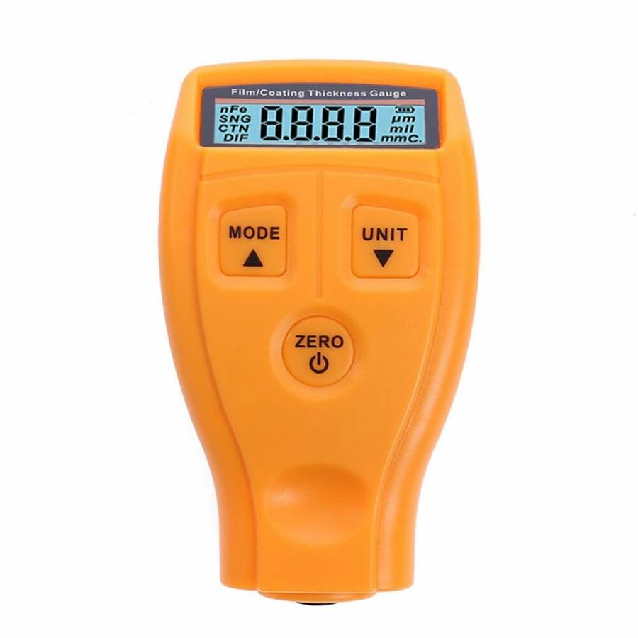 Orange - GM-200 Thickness Gauge Car Paint Coating Thickness Paint Tester LCD Display Portable Coatin